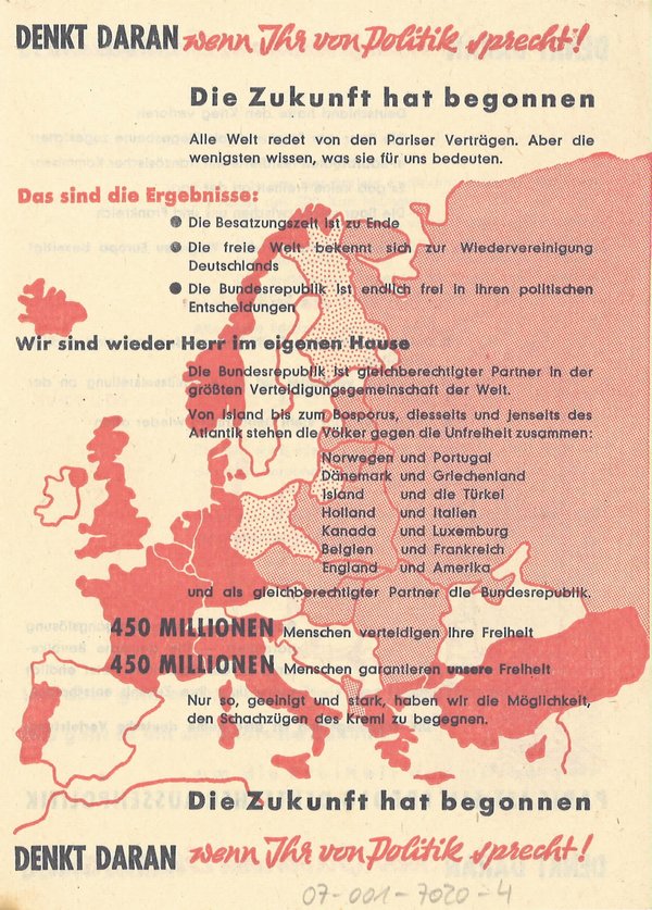 CDU Broschüre von 1957
