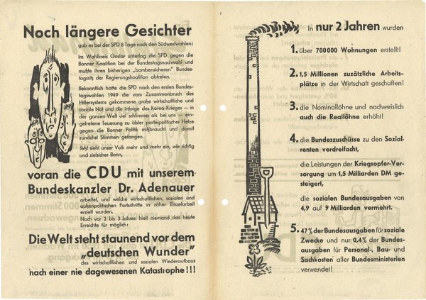 CDU Flugblatt von 1953