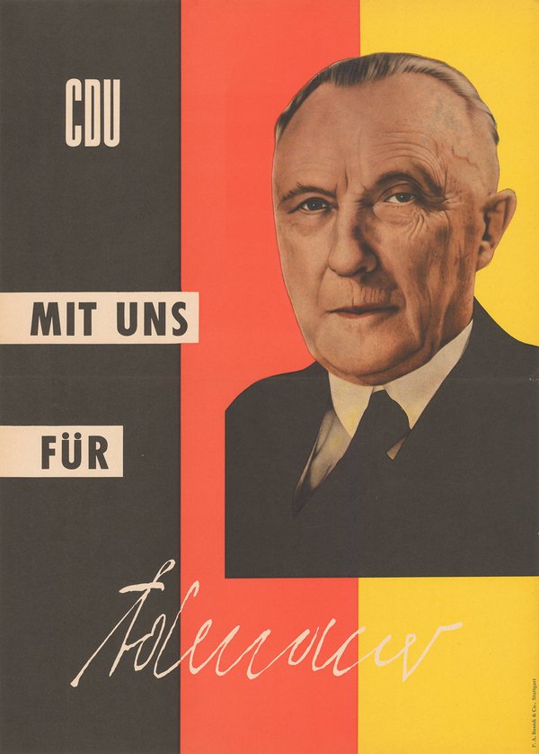 CDU Wahlplakat der Landtagswahlplakate Baden-Württemberg von 1956