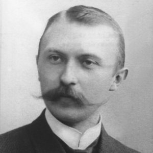 Schwarz-Weiss-Portraitaufnahme von Konrad Adenauer 1903