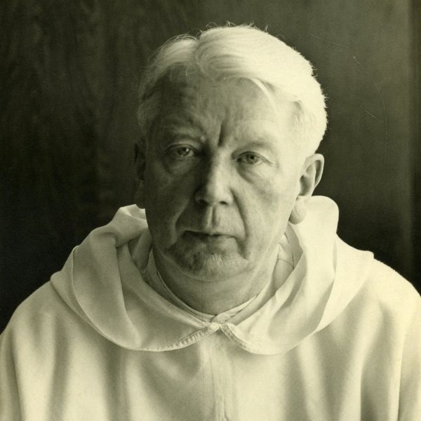 Laurentius Siemer in weißer Mönchskutte